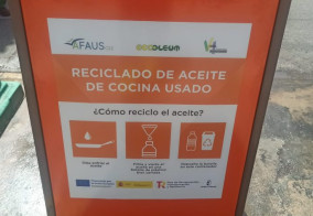 Afaus pro Salud Mental renueva y amplía la red de contenedores de aceite doméstico usado en los municipios de Vega del Henares